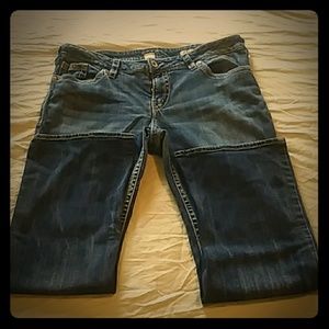 Silver Aiko bootcut jeans